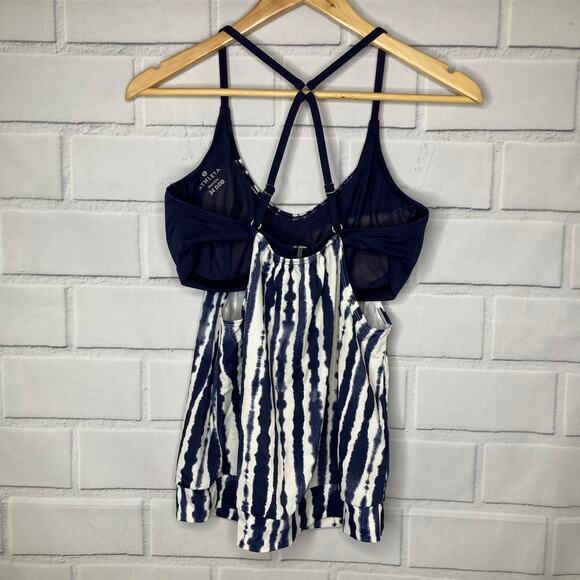Athleta Wave Break Blousy Tankini Bathing Suit Top Size 34D/DD - Picture 5 of 14